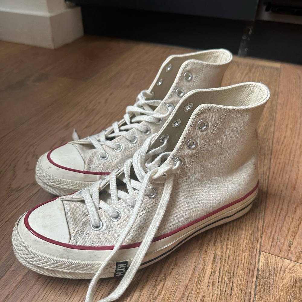 Kith x Converse Cream High-Top Sneakers